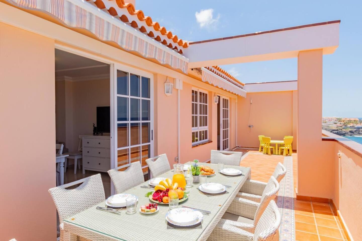 Penthouse Apt With Jacuzzi By Dream Homes Tenerife プエルト・デ・サンティアゴ エクステリア 写真